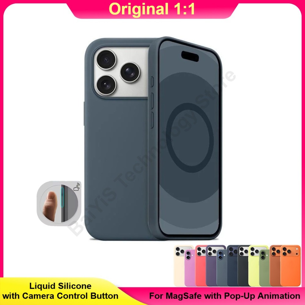 Liquid Silicone Magnetic Phone Case - Original Quality Skin Friendly Liquid Silicone