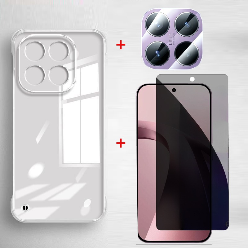 Anti Spy Privacy Glass Case - Privacy Screen Protectors for Xiaomi 17T