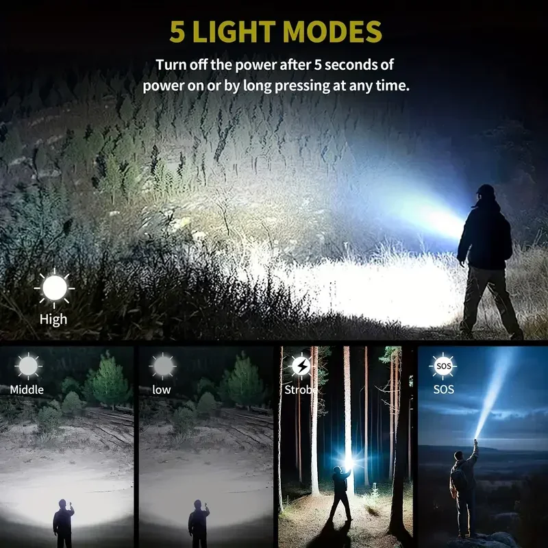 Bright Zoomable Flashlight w/  - Power Banks review and price