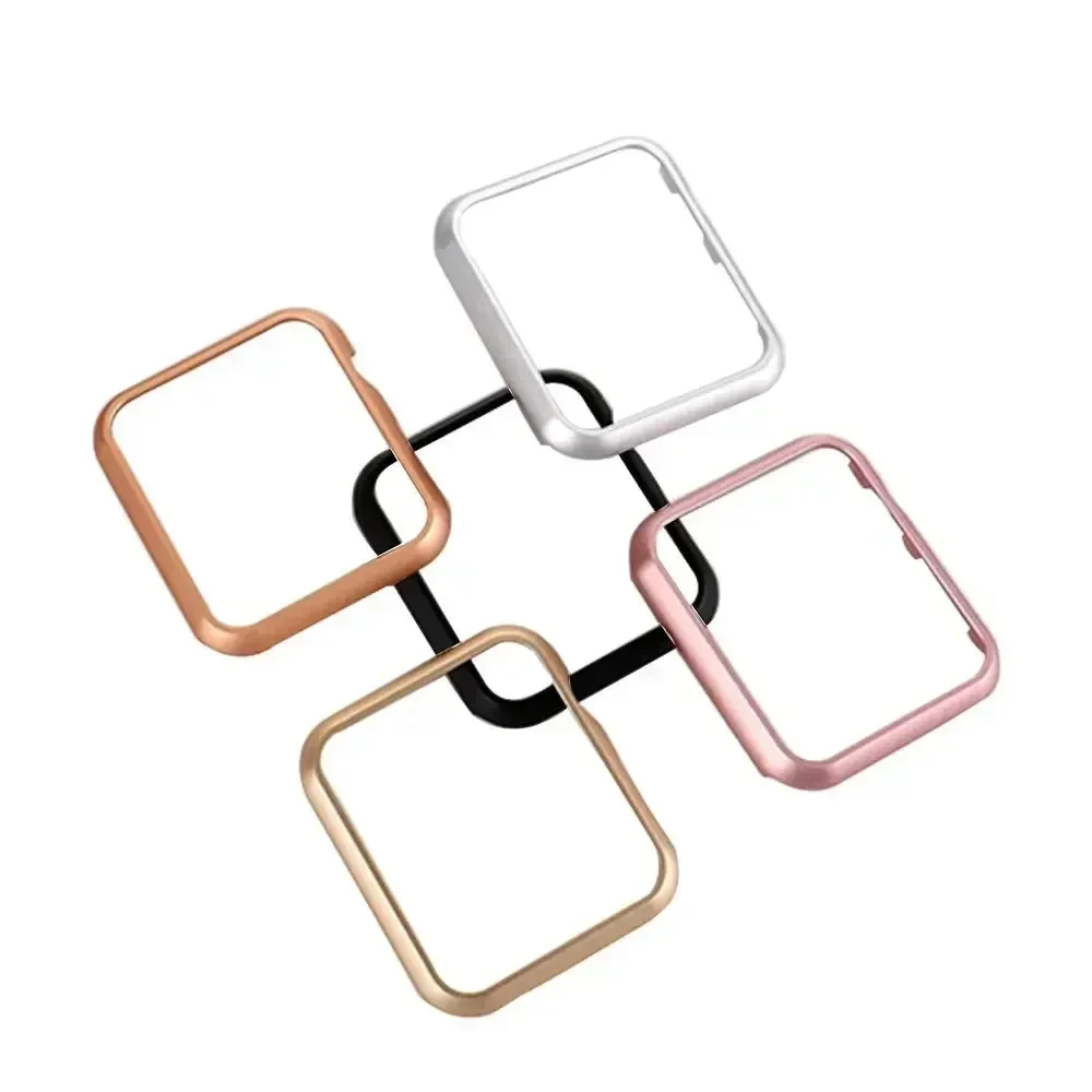For iWatch SE Series 10 9 8 7  - Metal Bumper Aluminum Frame Case review and price