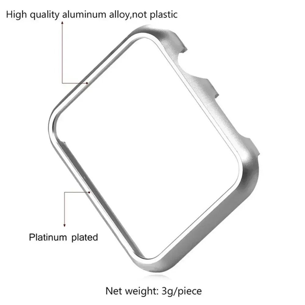 Metal Cover for Apple Watch Se - Metal Bumper Aluminum Frame Case review and price