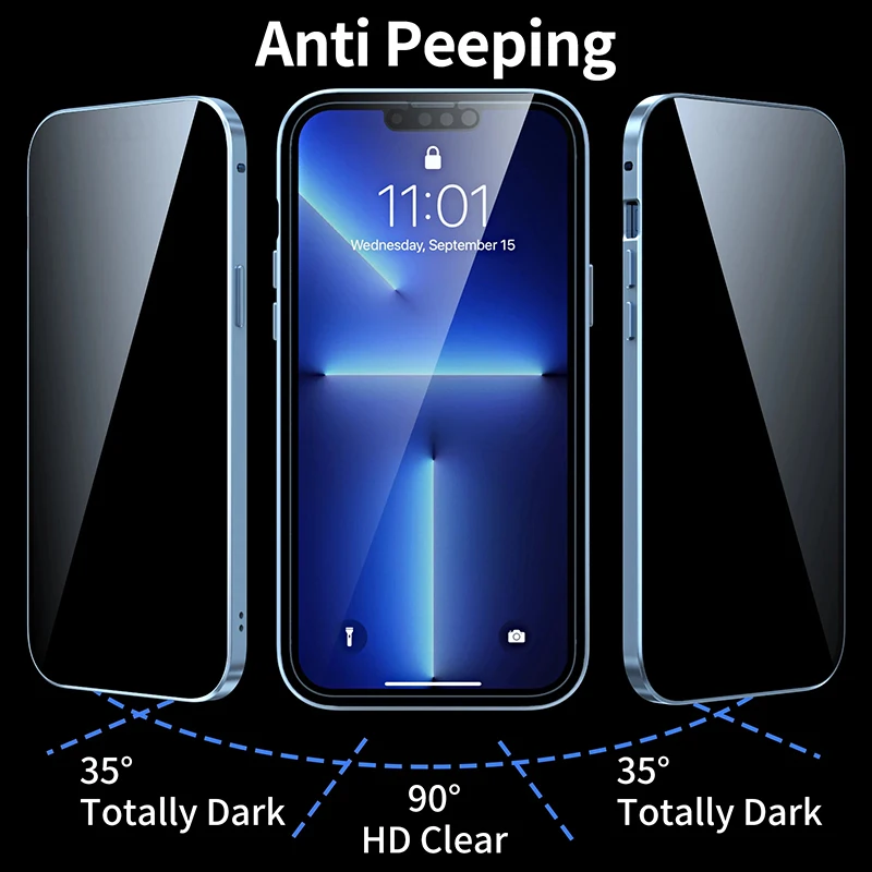 For IPhone Air Privacy Anti sp - Anti Spy Privacy Glass Case review and price