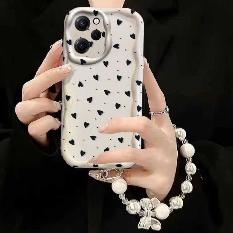 Case For RENO 15 15F 14 PRO 14 - Cute Cartoon Wrist Strap Silicone Case review and price