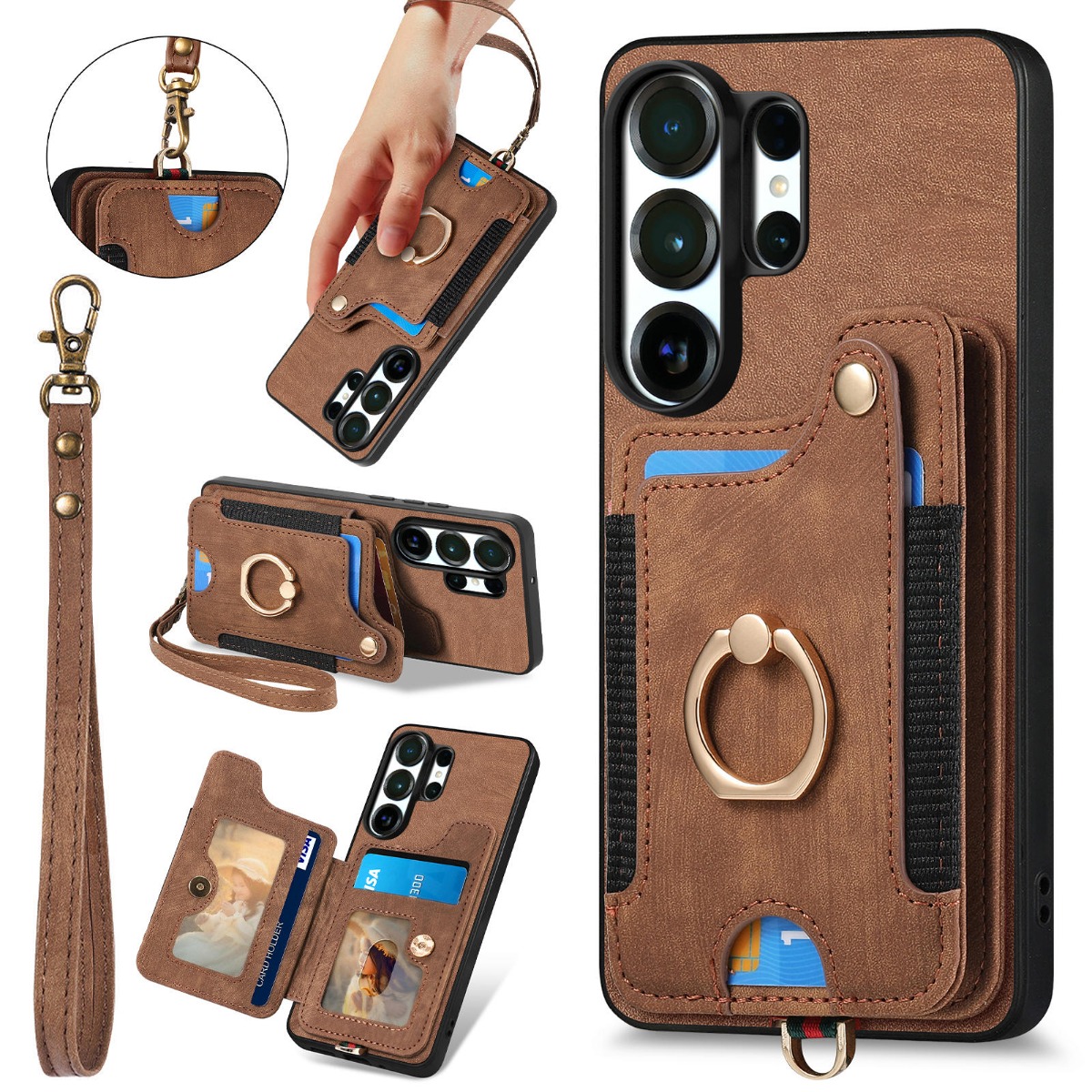 Phone Case for Samsung S26 Ult - Leather Wallet Card Holder Phone Cover review and price