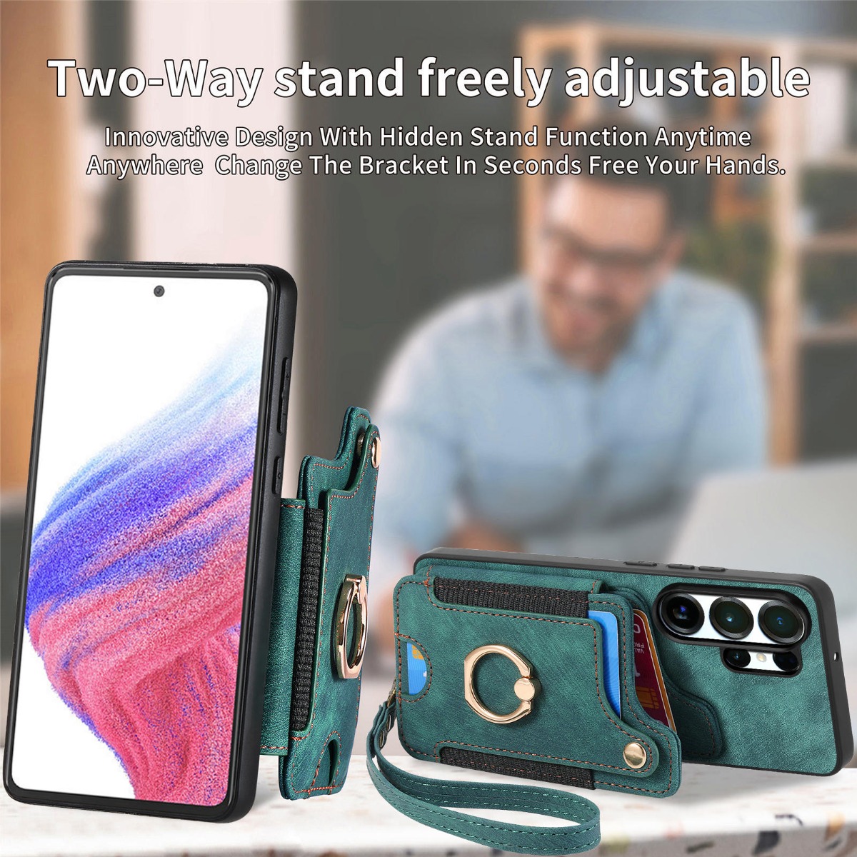 Phone Case for Samsung S26 Ult - Leather Wallet Card Holder Phone Cover review and price