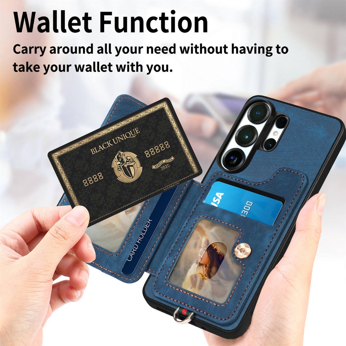 Phone Case for Samsung S26 Ult - Leather Wallet Card Holder Phone Cover review and price