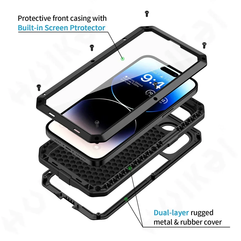 Case For iPhone 16 15 13 12 11 - Heavy Duty 360 Full Body Protective Case review and price