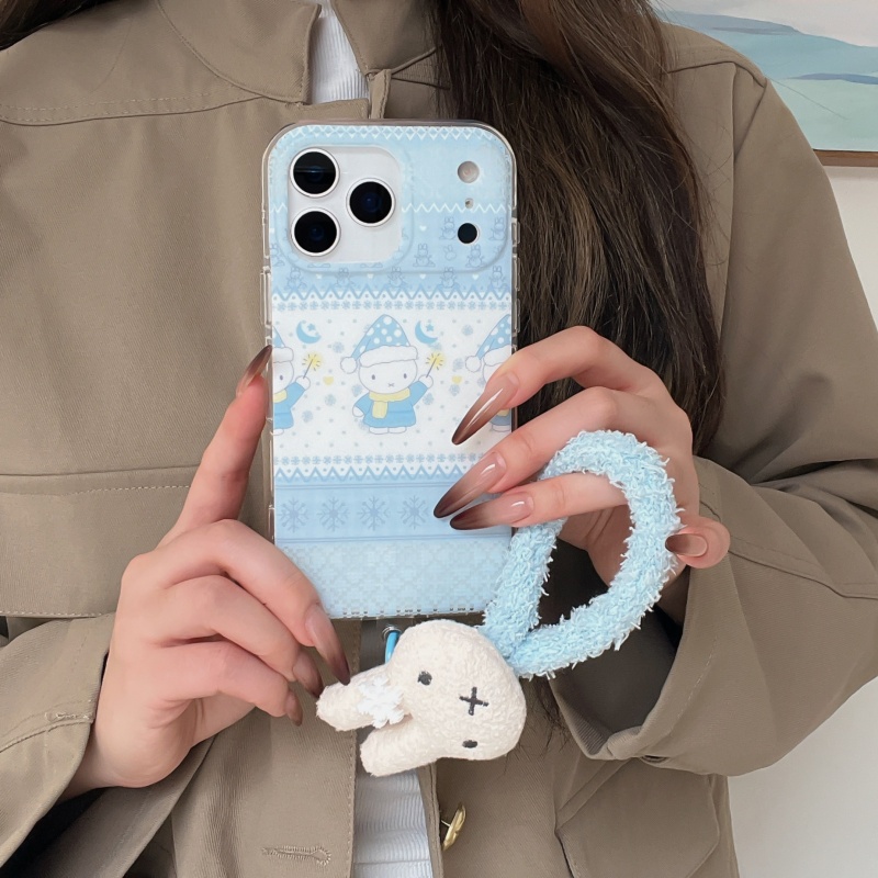 Cute winter Polka Dots hat Mif - Cute Cartoon Wrist Strap Silicone Case review and price