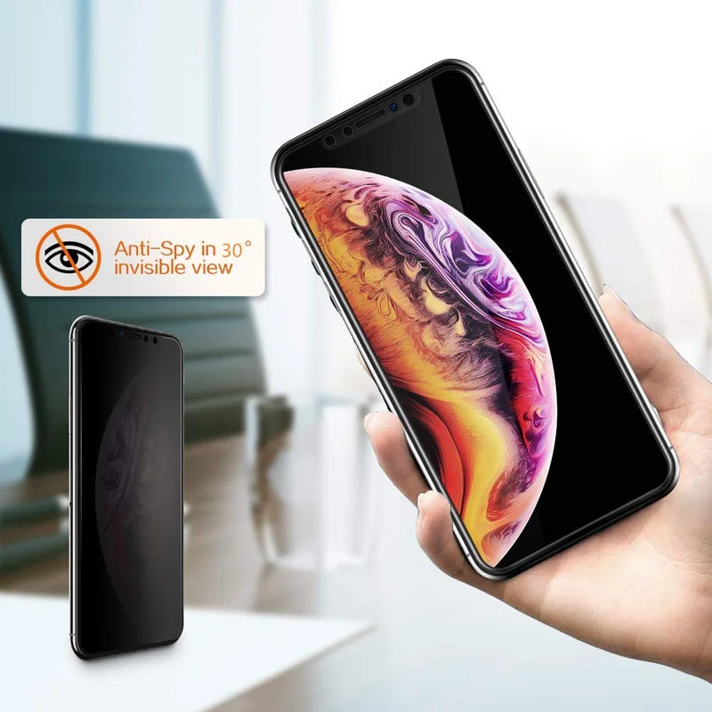 Anti-spy tempered glass screen - Anti Spy Privacy Glass Case review and price