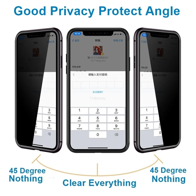 Magnetic Tempered Glass Privac - Anti Spy Privacy Glass Case review and price