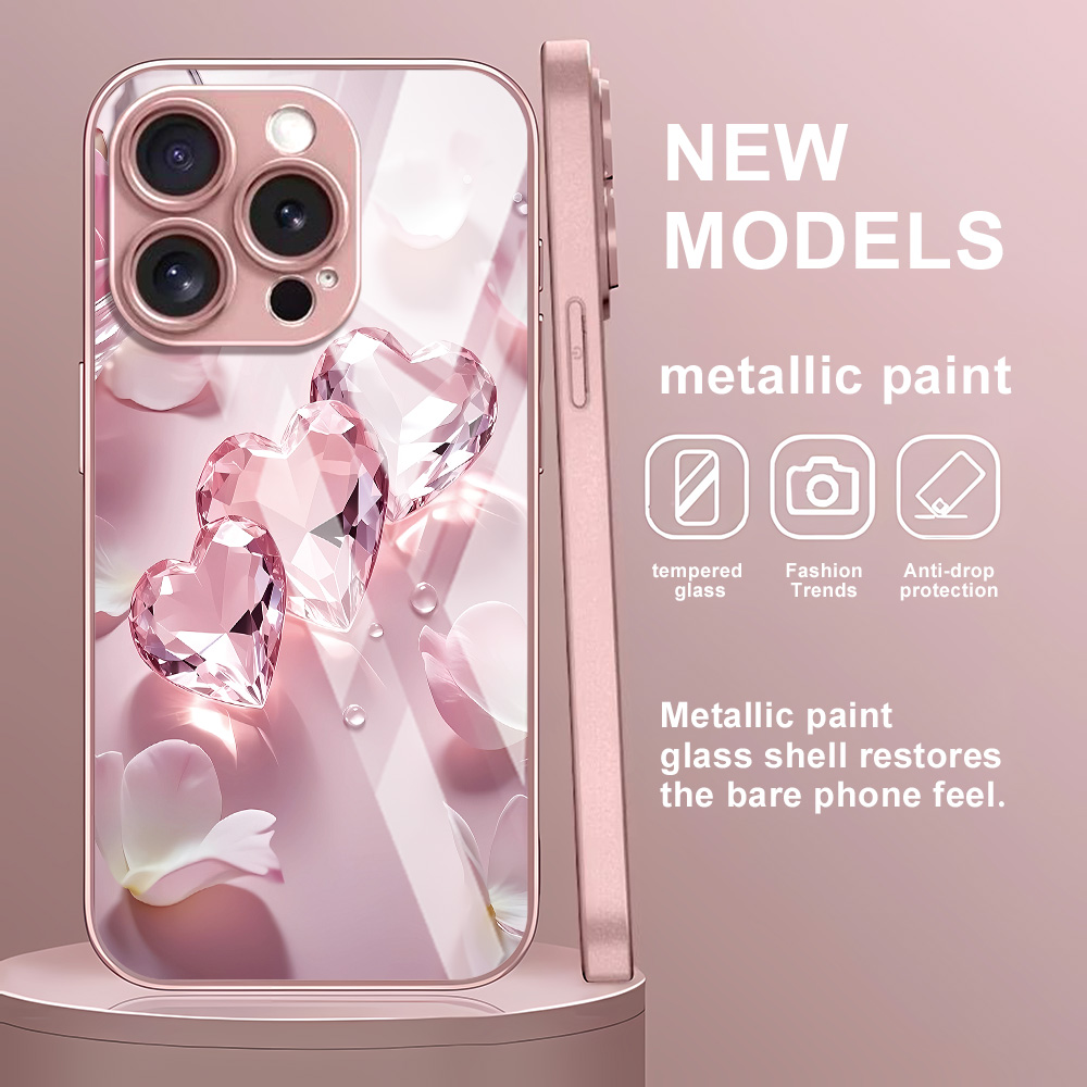 Pink Butterfly Tempered Glass  - Screen Protectors review and price